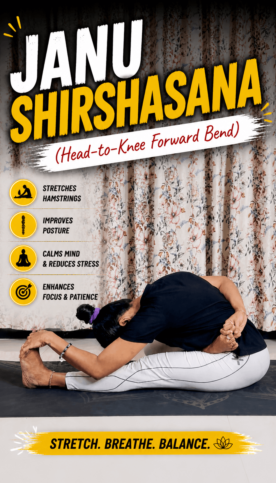 Backbend stretch in studio